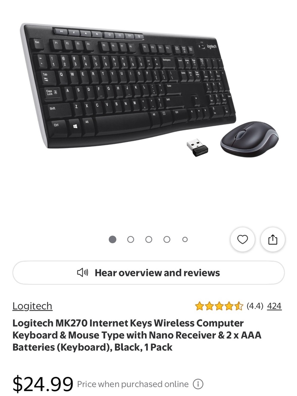 Logitech MK 270 - Picture 3 of 4
